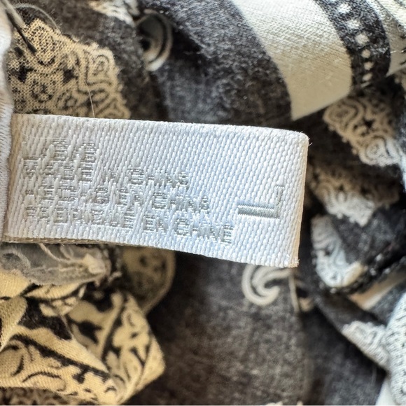 O'Neill Casty Maxi Dress Ivory Black Boho Beachy Strappy Sz L - Picture 6 of 16